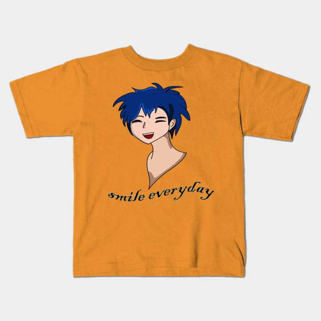 smile everyday Kids T-Shirt by YANGNAJU